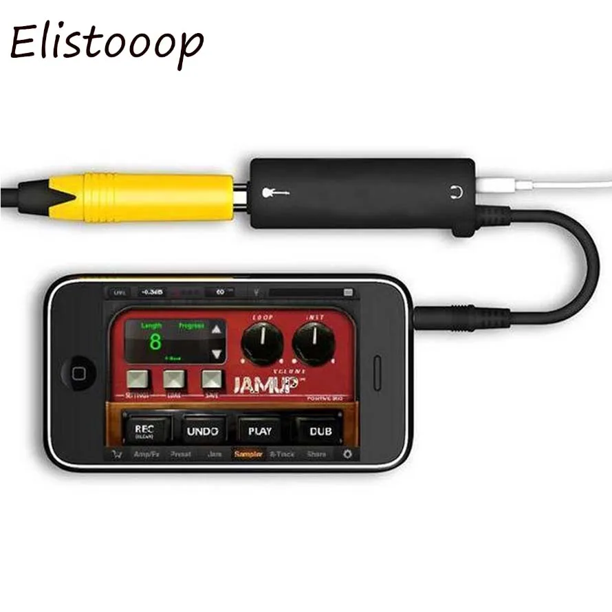 Rig Guitar Link Audio Interface Cable Adapter AMP Amplifier Effects Pedal Tuner System Convertor for iPhone iPad iPod | Электроника
