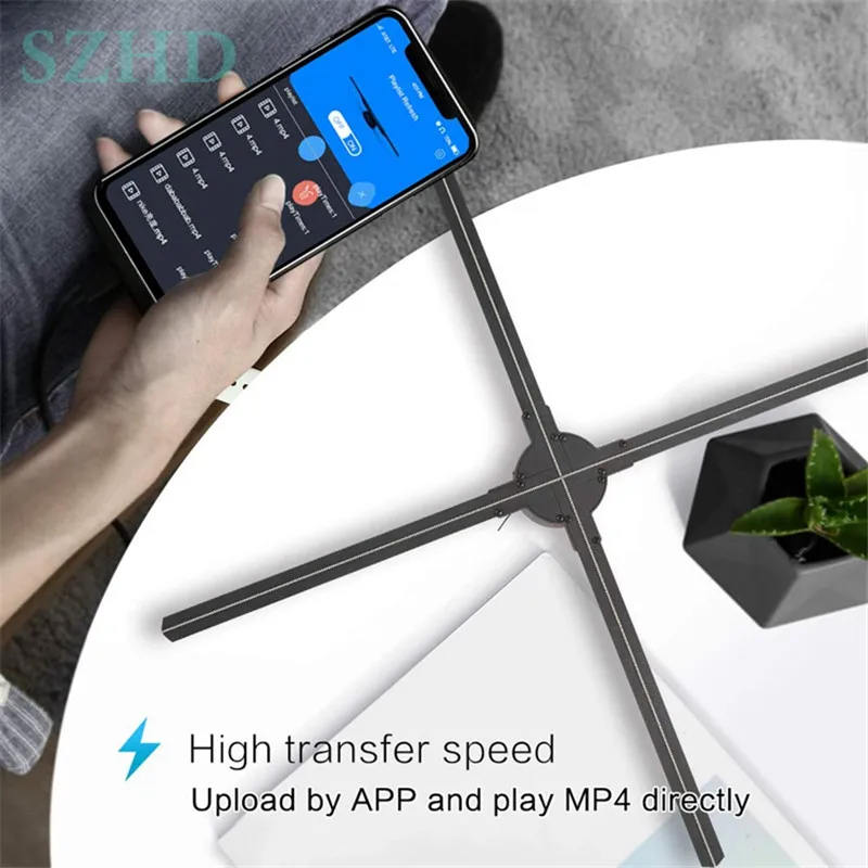 Проектор dseeleab 1024*1024 голографический Светодиодный 3d дисплей|Проекционные экраны|