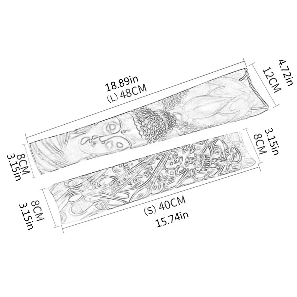 Тату Цветок на руку мужские Бесшовные женские летние солнцезащитные Перчатки