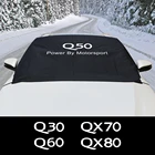 Автомобильные аксессуары для Infiniti IPL Q30 Q50 Q60 Q70 QX30 QX50 QX60 QX70 QX80, защита от снега на лобовое стекло, солнцезащитный козырек