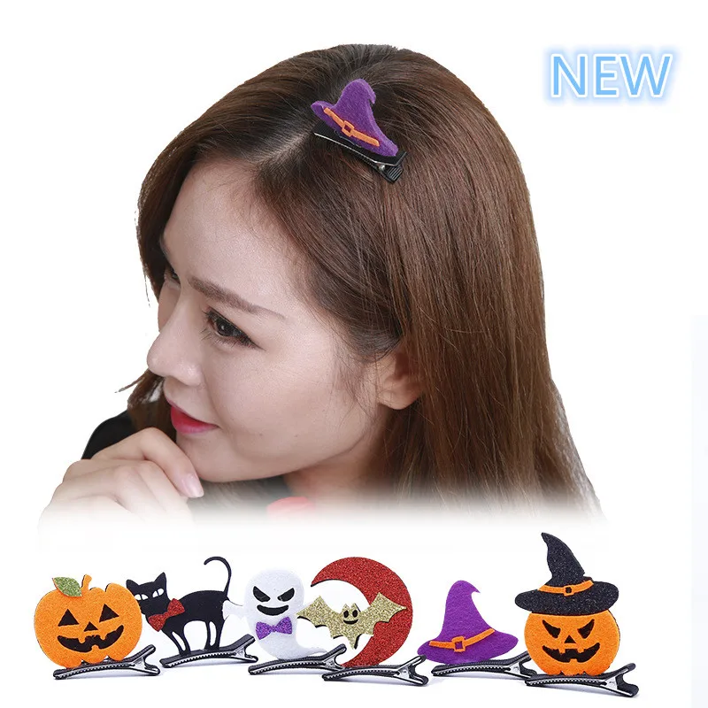 Новинка заколки в стиле Хэллоуина для девочек волос виде