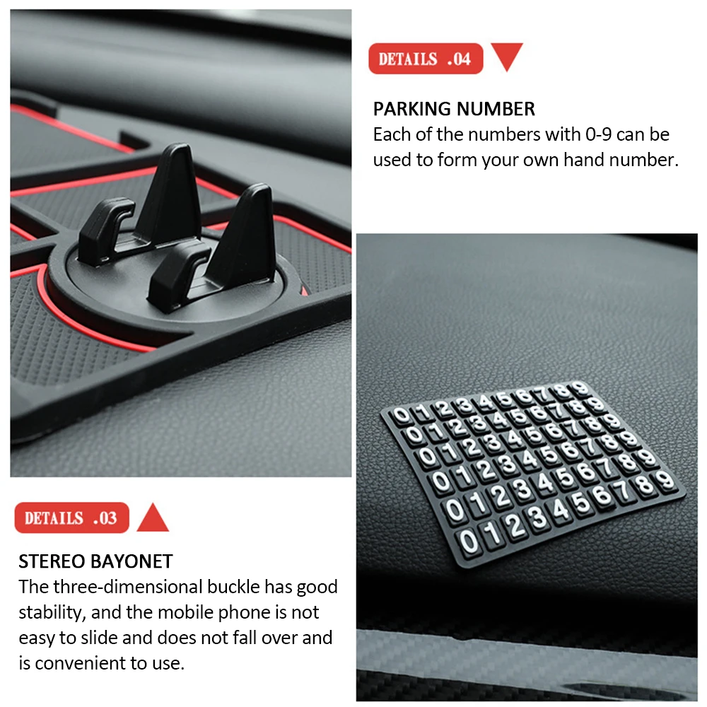 Автомобильные аксессуары для телефона на приборной панели автомобиля