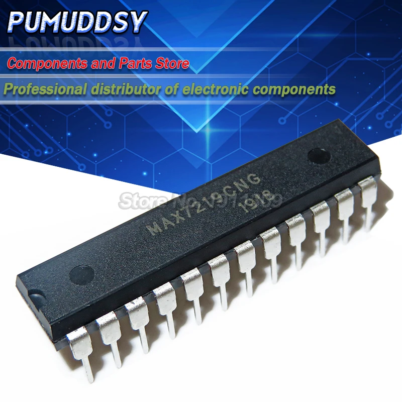 5 шт. MAX7219 MAX7219CNG MAX7219ENG DIP24 IC|Интегральные схемы| |