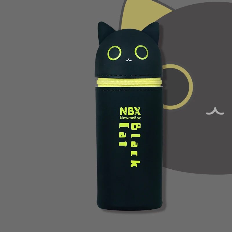 NBX Каваи Силикон пенал школьный убирающийся канцелярия для школы Мягкий пеналы
