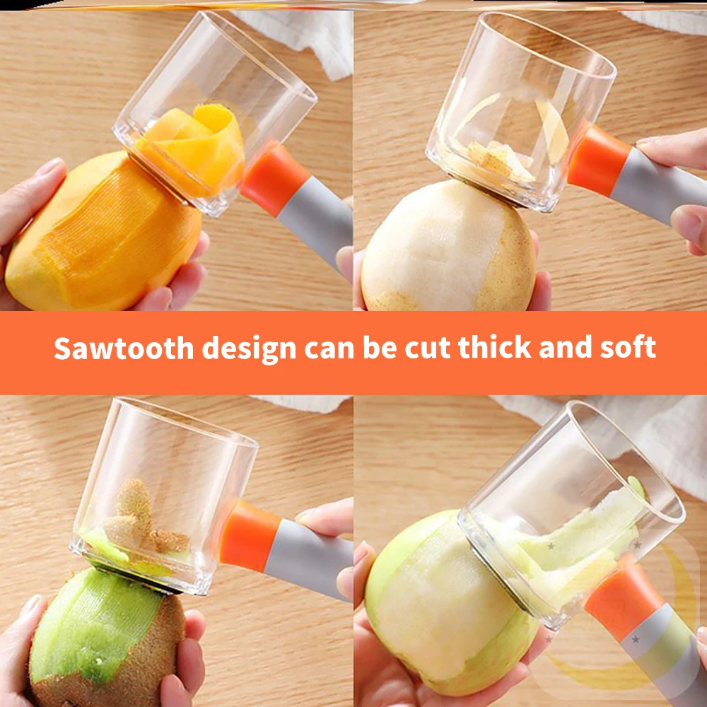 

Multifunction Steel Fruit Machine Peeler With Fruit Peel Storage Stainless Steel Box Peeler Home Kitchen Fruit Peeling Tool
