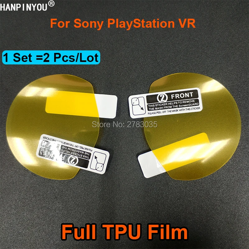1 комплект = 2 шт./лот для Sony PlayStation VR Прозрачная мягкая защитная пленка из ТПУ (не