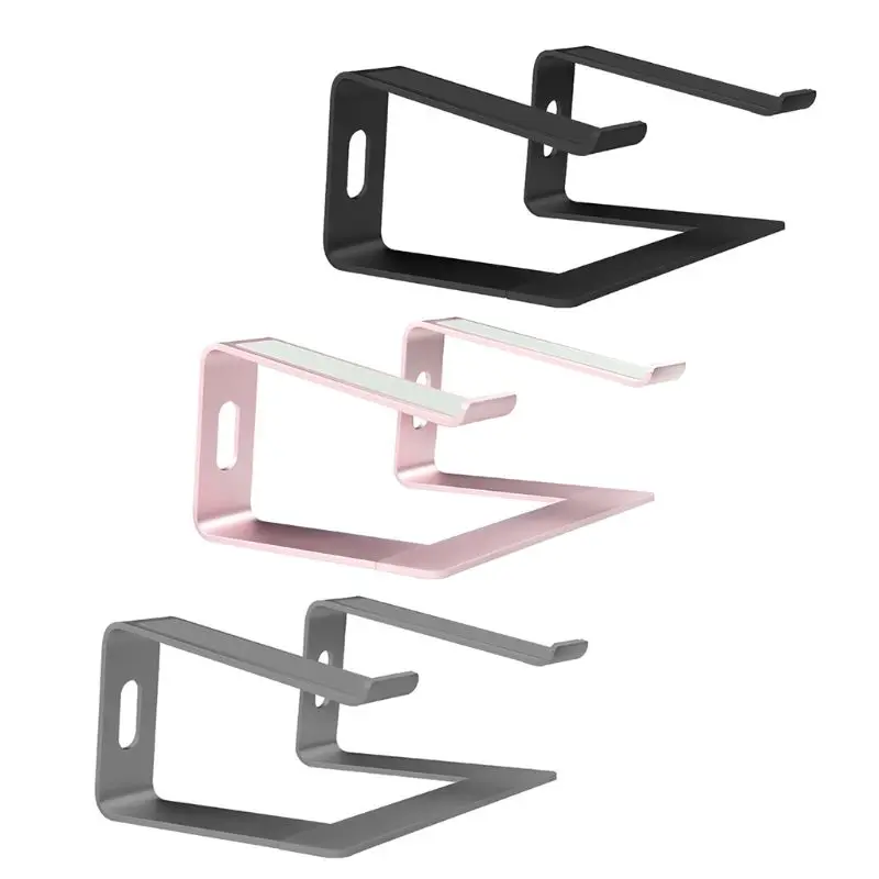 

Portable Aluminum Laptop Stand Holder Ergonomic Elevator Metal Riser for 10-17 Inch MacBook Pro Air Apple Notebook PC