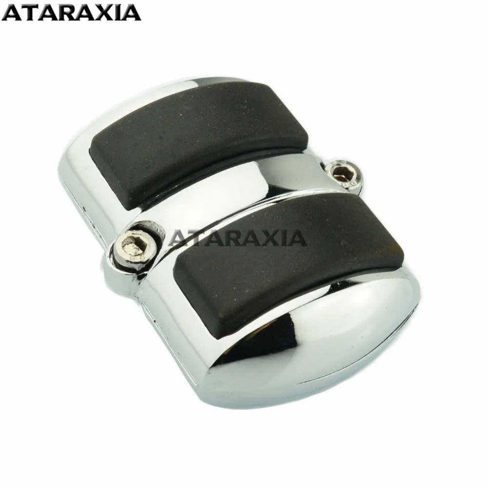 Мотоциклетная хромированная педаль тормоза накладка на пятку для Honda Shadow 600 1100