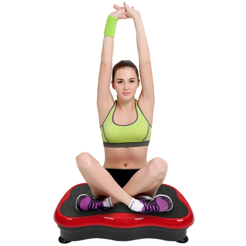 

Massage Exercise Fitness Slim Vibration Machine Trainer Plate Platform Body Shaper Remote Control vibrate plate EU Plug