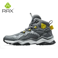 rax mens waterproof hiking shoes breathable trekking boots outdoor sports sneaker men mountain boots camping hunting boots unsex