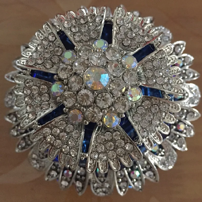 Роскошные автомобильные аксессуары для интерьера красивые кристаллы цветок