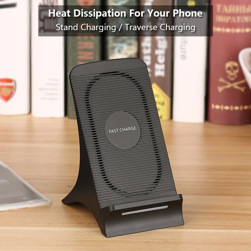 

Fast Charging Heat Dissipation Wireless Charger For Samsung S8 Plus S7 Edge Iphone 8 11 Iphone X Stand Design Wireless Charger