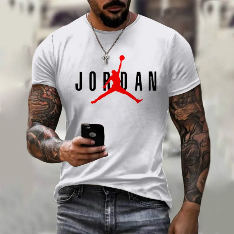 

Men's 3D printed T-shirt, round neck shirt, hip hop, basketball, casual, breathable, novelty in summer, hot trend