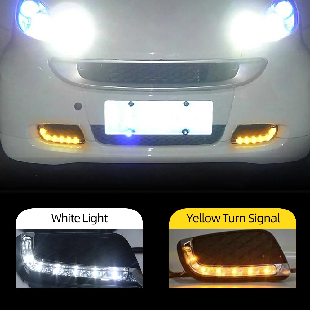 Автомобильный мигающий 1 комплект для Mercedes Benz Smart fortwo 2008-2011 светодиодный ные