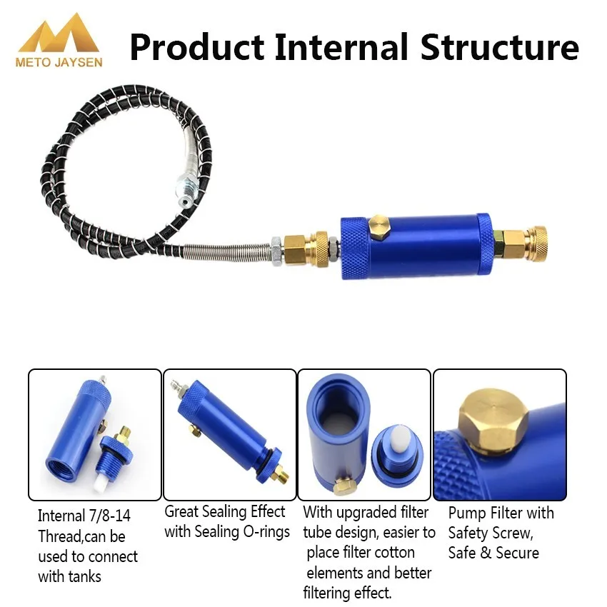 PCP Пейнтбольная воздушная сила водомасляный сепаратор ручной насос фильтр M10x1
