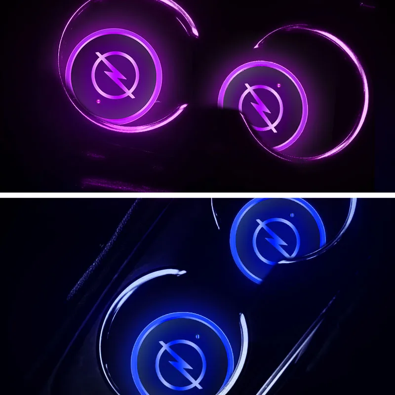 1 шт. светодиодная подсветка для автомобильной чашки светящийся подставка