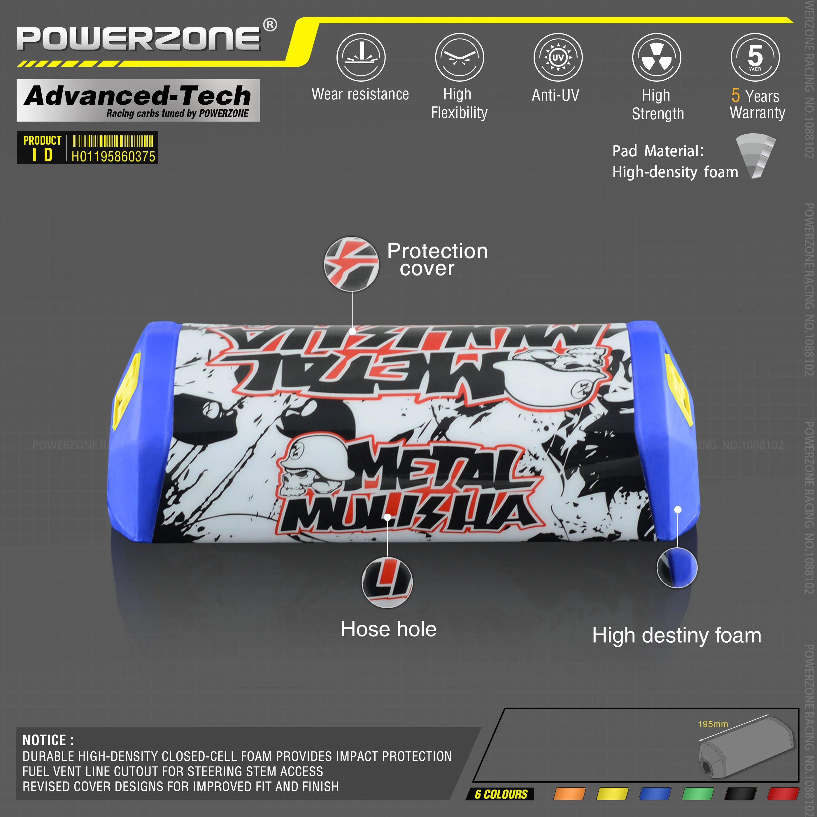 Металлический Нагрудный Rrotector MX для руля MULISHA V2 Накладка внедорожника велосипеда