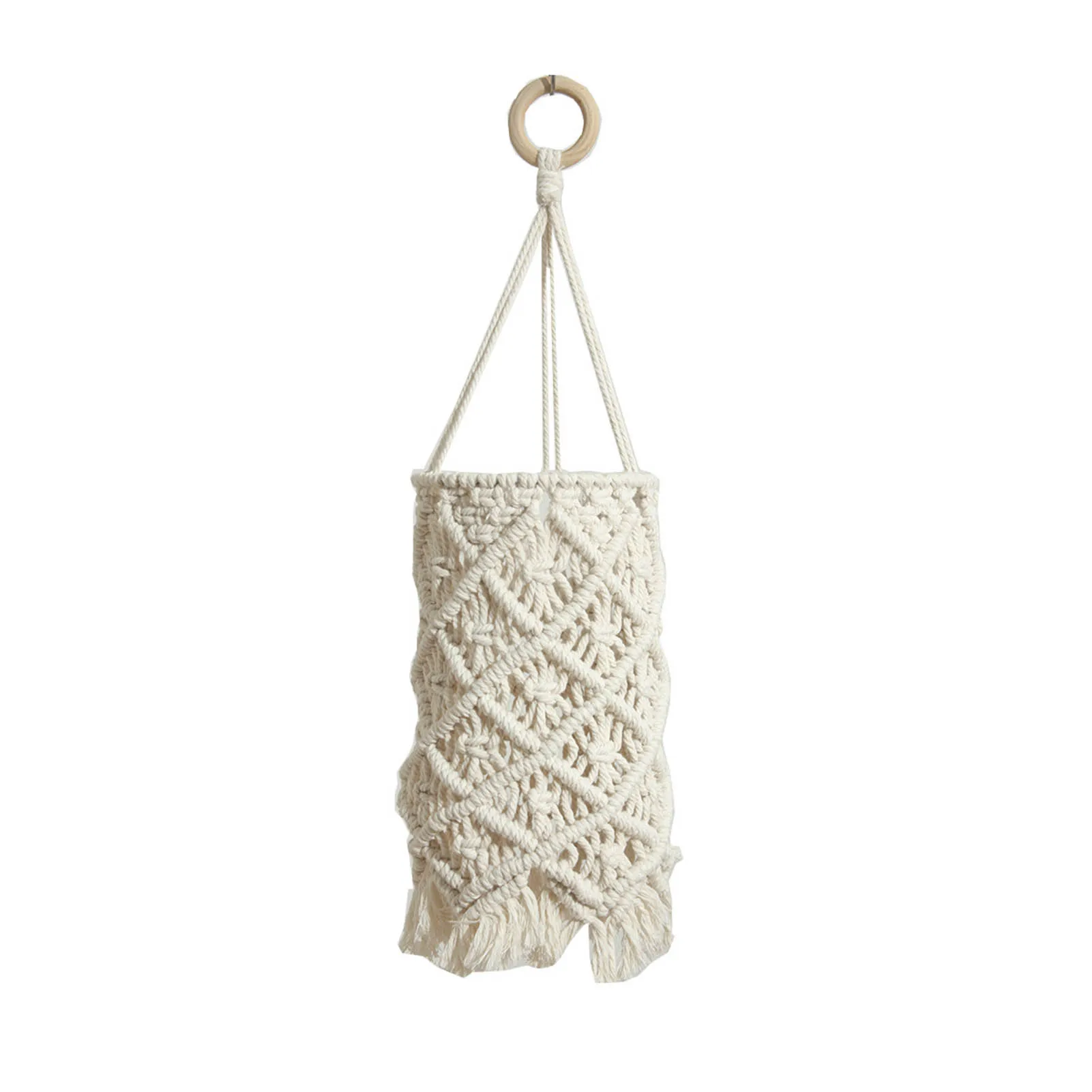 

Woven Lamp Shade Boho Hanging Pendant Light Cover Hand-woven Wall Decor Home Decoration Lampshade