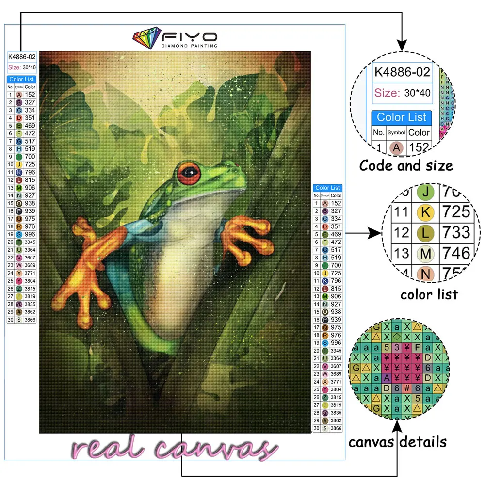 5D DIY Алмазная вышивка крестиком лягушка алмазная живопись мультяшное фото стразы