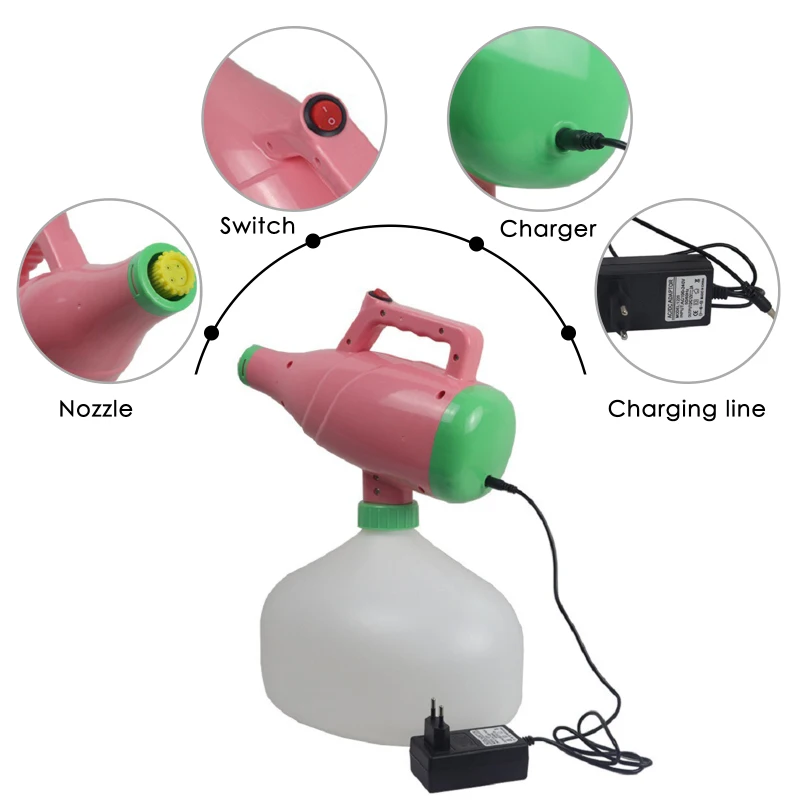 

5L Electric ULV Atomizing Sprayer Mosquito Fogging Machine Intelligent Ultra Low Capacity Fogger Disinfection Machine