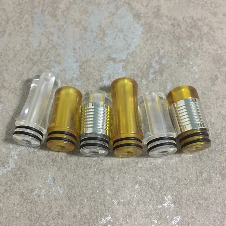 Гладкий полированный ПК пей Ultem 510 MTL капельный наконечник длинный вейп узкое