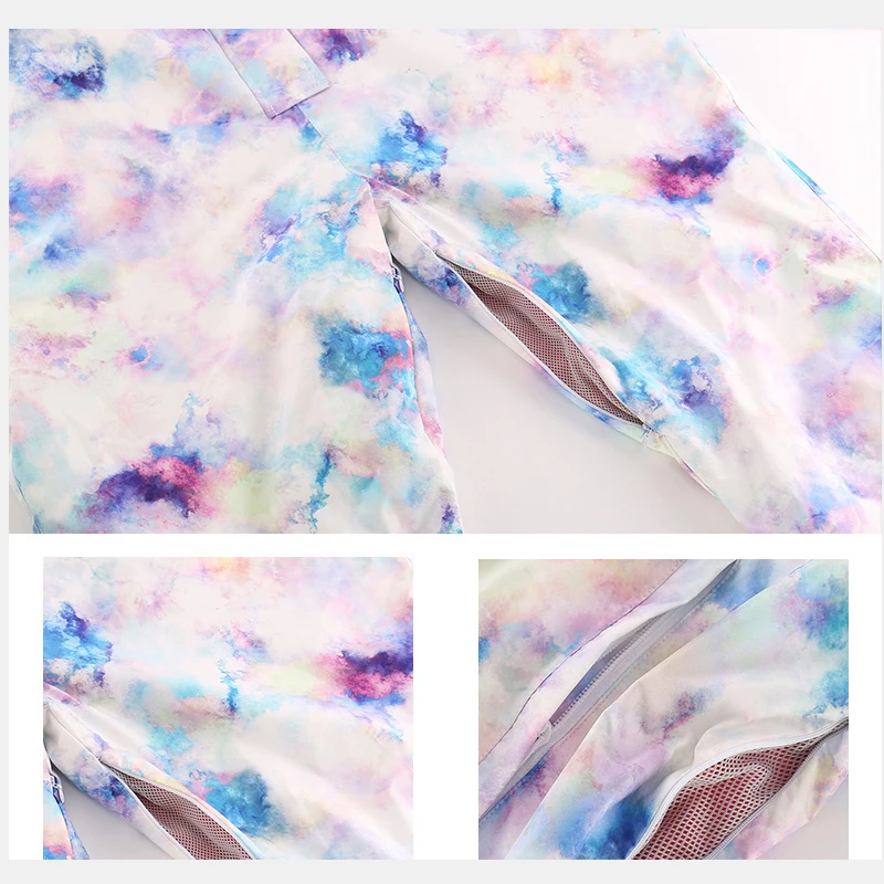 Лыжный костюм для женщин ветрозащитный водонепроницаемый комбинезон снега