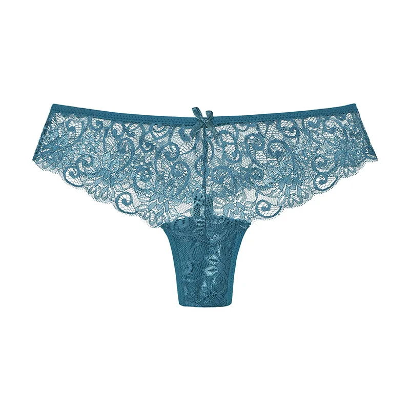 

3PCs Sexy Underwear Women Floral Low Rise Panties Hollow Out Lace Briefs