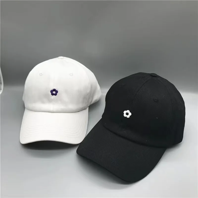 Новый дизайн с нашивкой в виде надписи &quotбейсболка цветами модная однотонная