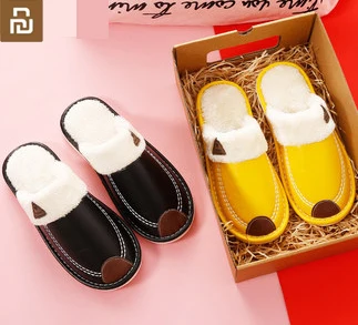 Новинка женские нескользящие тапочки Youpin из хлопка водонепроницаемые с толстой