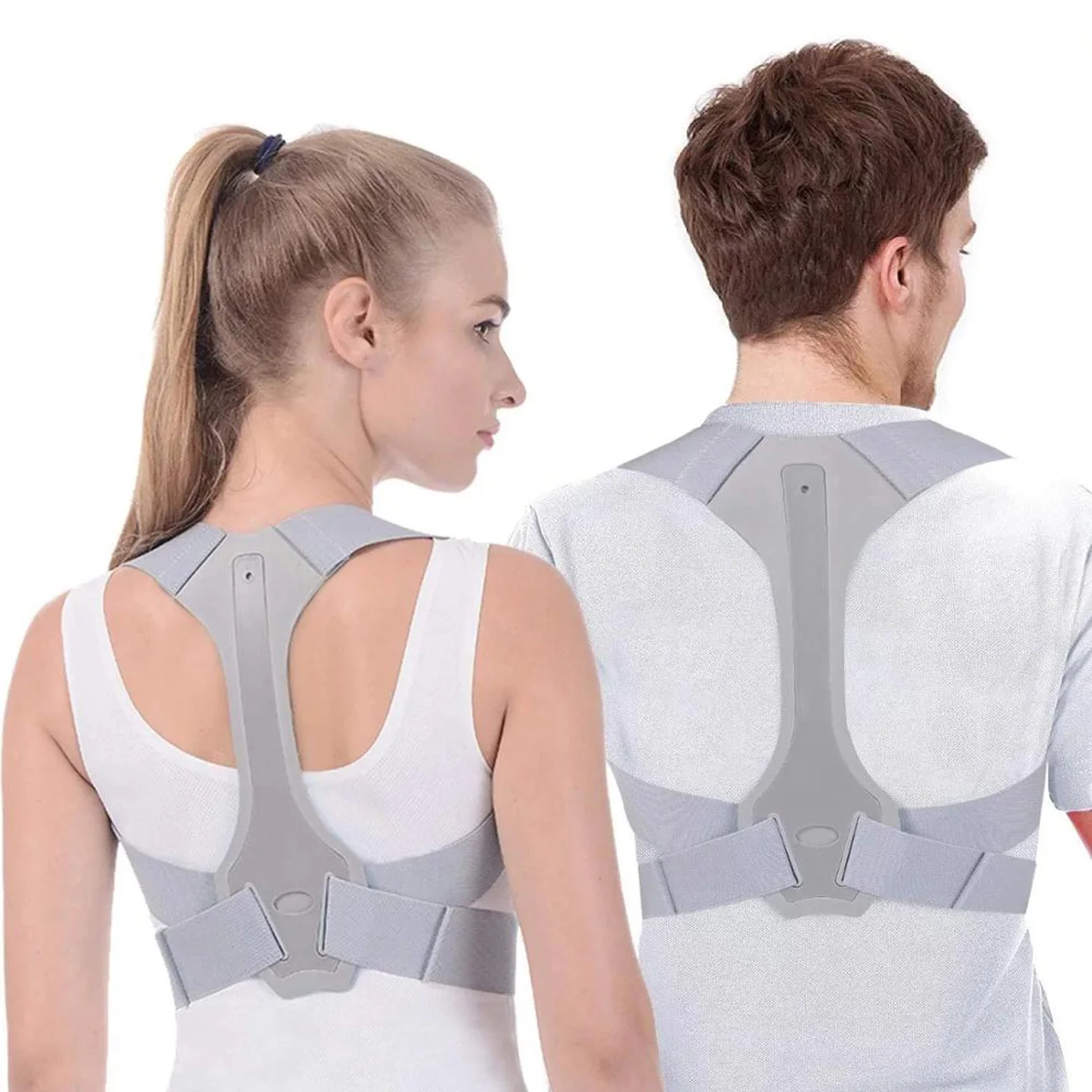 

Back Posture Corrector Upper Shoulder Brace Back Spine Supporter Straightener Adjustable Back Straightener For Men And Women