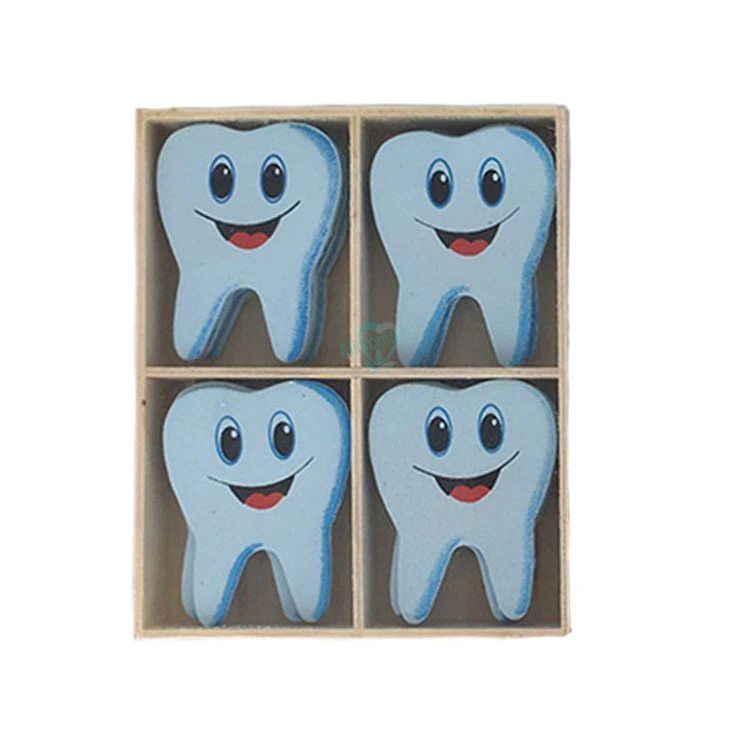 16 шт. зубной милый подарок деревянный в форме зуба холодильник оконная стена
