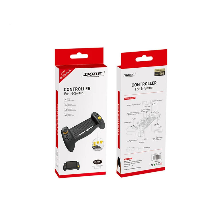 

New Design Gamepad Controller Joycons with Interchang Thumbsticks for Nintendo Switch Console
