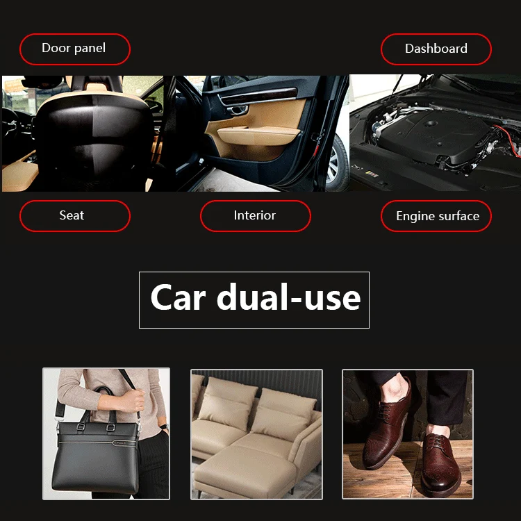

30ml Plastic Parts Retreading Agent Interior Leather Maintenance Cleaner Refurbisher Agent Car Moisturize Leather Care Remove