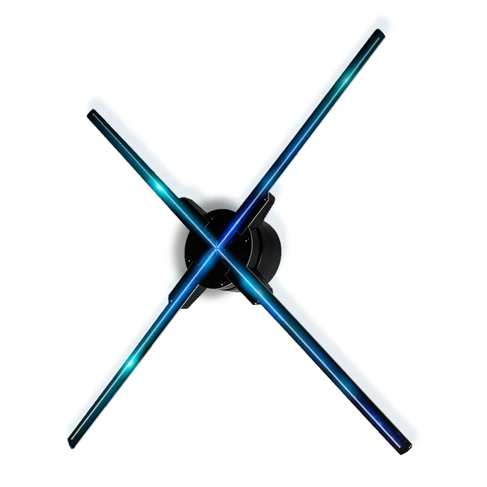 

Z5 100cm Wifi Advertising Equipment Holographic Display 3D Hologram Led Fan with 4 Blades