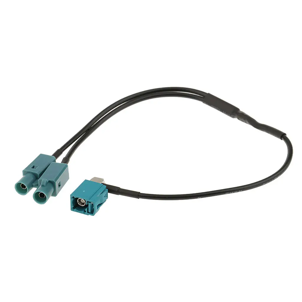 

Double Male Fakra to Female Car Radio Aerial Antenna Adapter for VW Cars