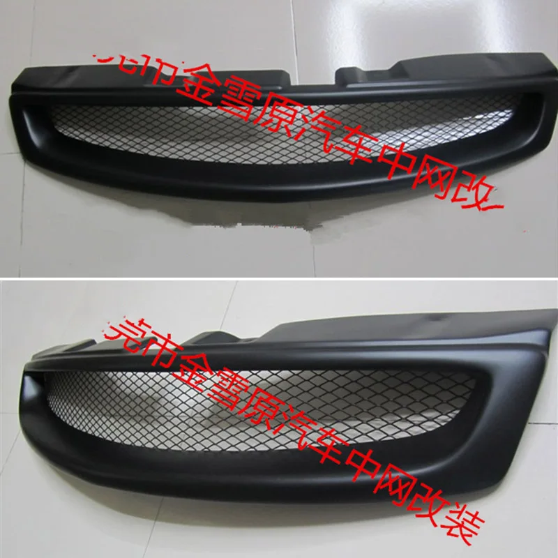 Используется для Infiniti G35 coupe Racing Grills 2004 05 06 07 год 2 двери Refitt Передняя Центральная гоночная решетка крышка аксессуары - Цвет: Matte black