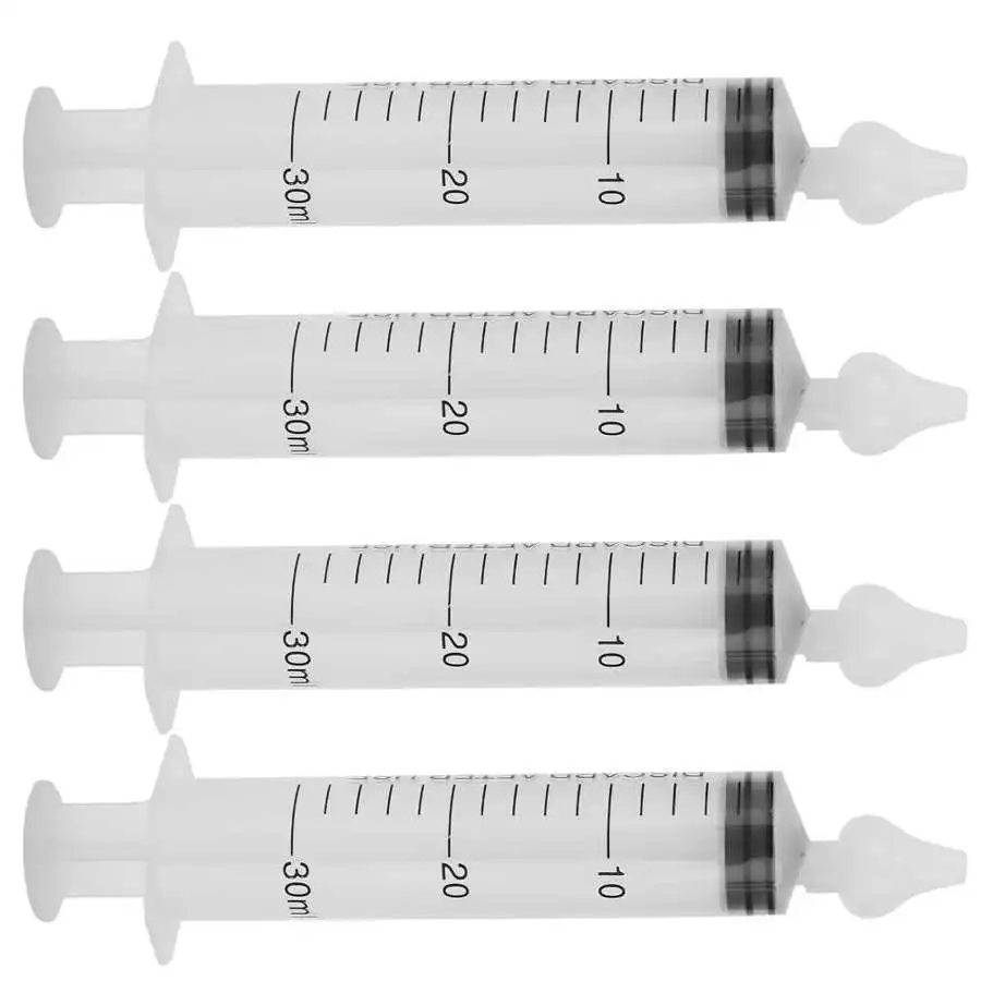 

Профессиональный шприц для орошения носа с шприцами, 4 шт.