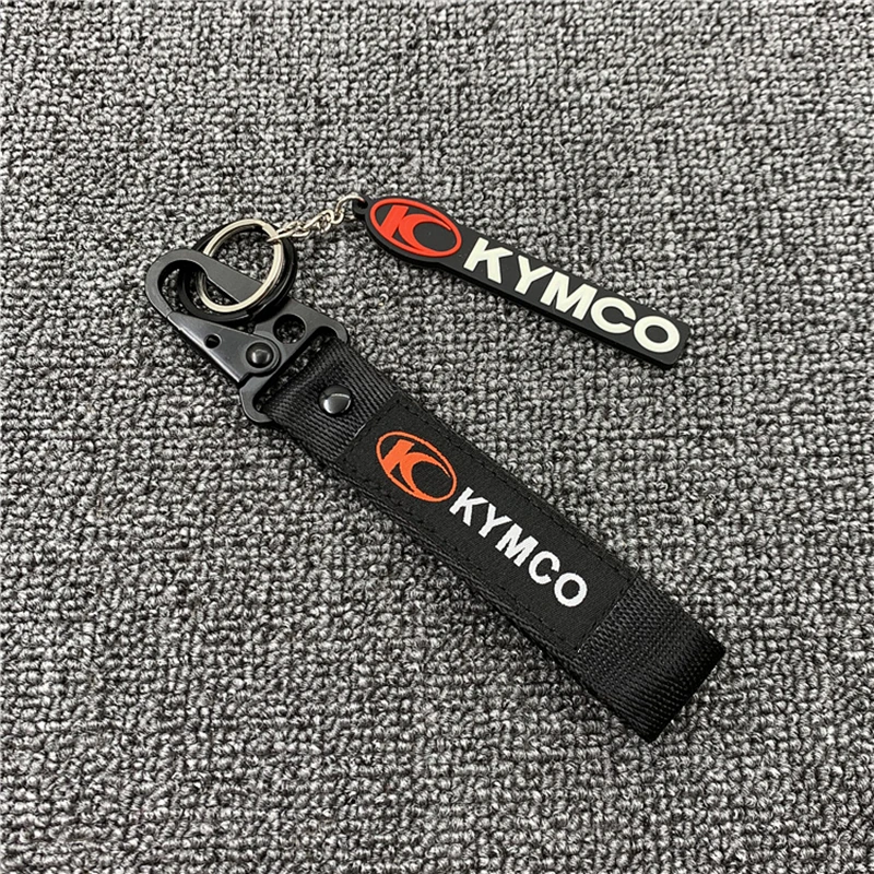 

Universal Motorcycle embroidery keychain keyRing For KYMCO AK550 CT250 XCITING 250 300 Downtown 200i 300i 350i K-XCT pendant