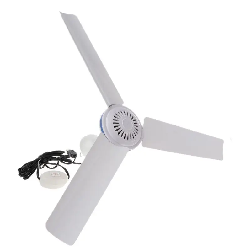 

DC 5V Ceiling Fan Air Cooler Portable USB Fans for Bed Camping Outdoor Mini Hanging Camper Tents Hanger Fan 45BA