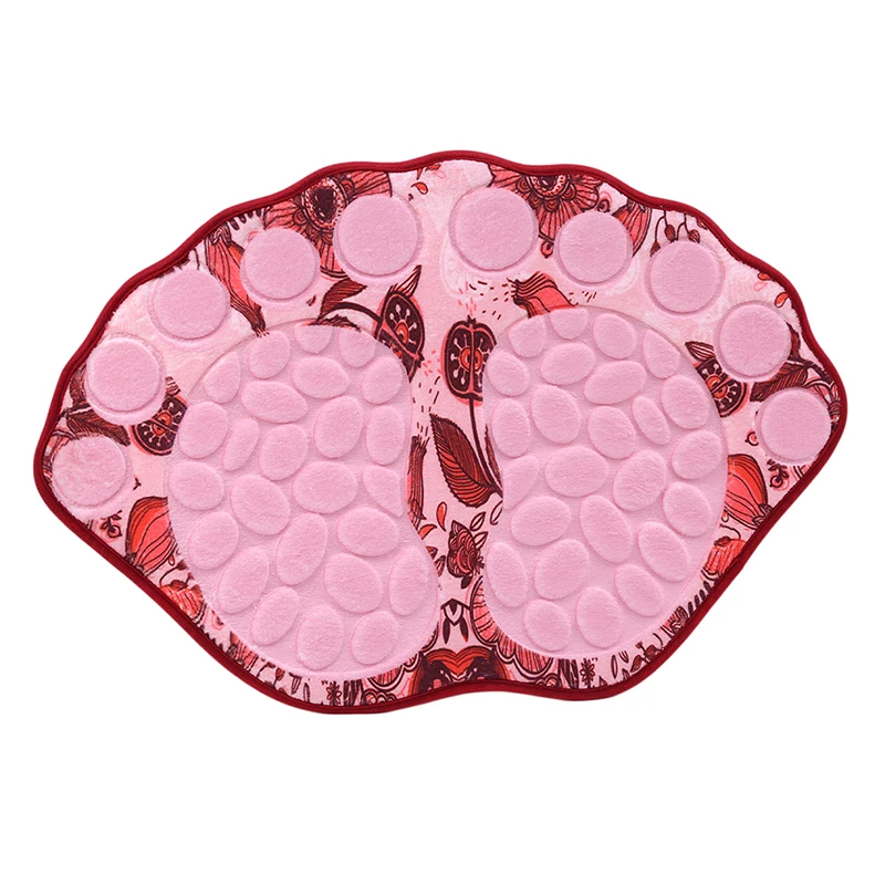 

Home Cobblestone Embossed Ankle Bath Mats Bedroom Living Room Bathroom Kitchen non-slip Absorbent Mat Home Decoration