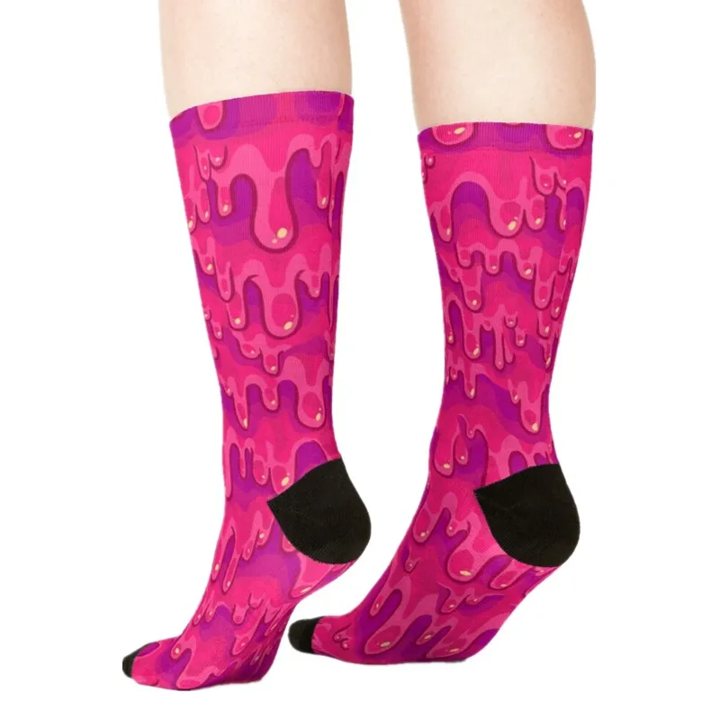 

2021 Women's socks kawaii personality Mushrooms Printed Socks Women harajuku Happy Funny Novelty cute girl gift Socks for women