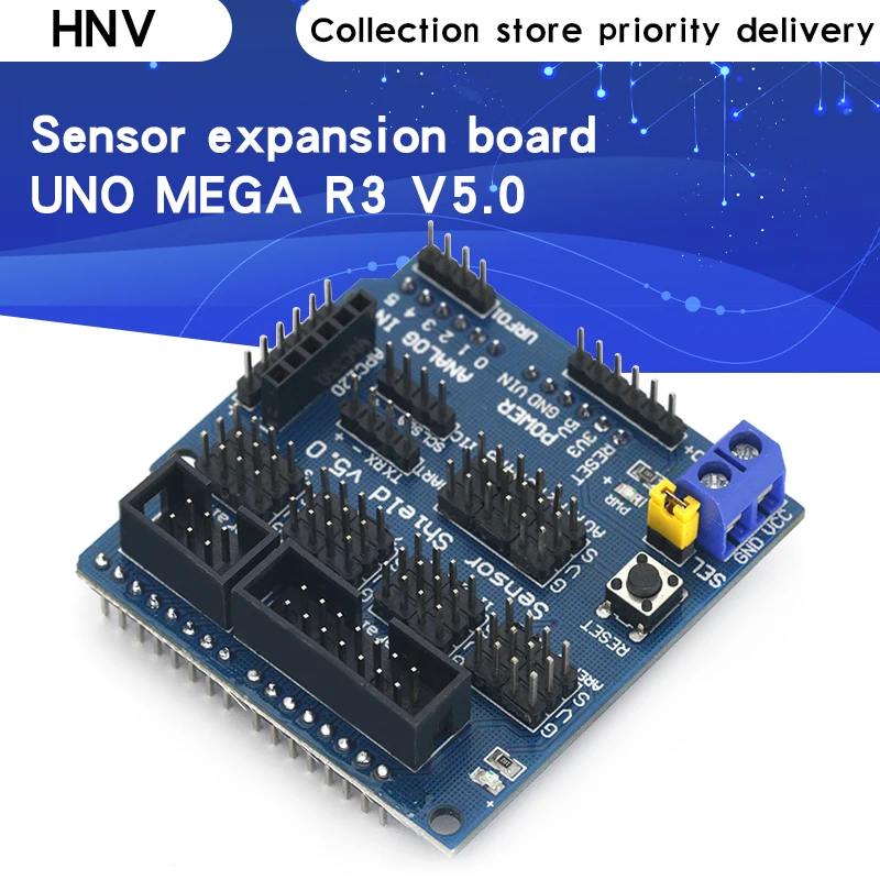 Плата расширения сенсора V5.0 UNO MEGA R3 V5 Для Arduino электронные строительные блоки