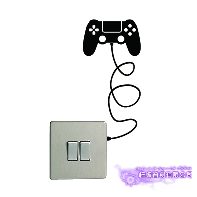 Игровой коммутатор панель наклейка на стену видео игра игровая комната для