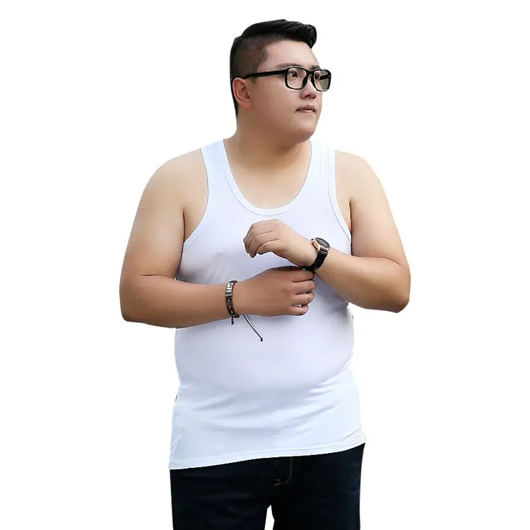 

2021 New Summer Men Tank Top Brand Plus Size Modal Undershirt Bodybuilding Vest Male Singlet Fitness Sleeveless Tank Tops W44