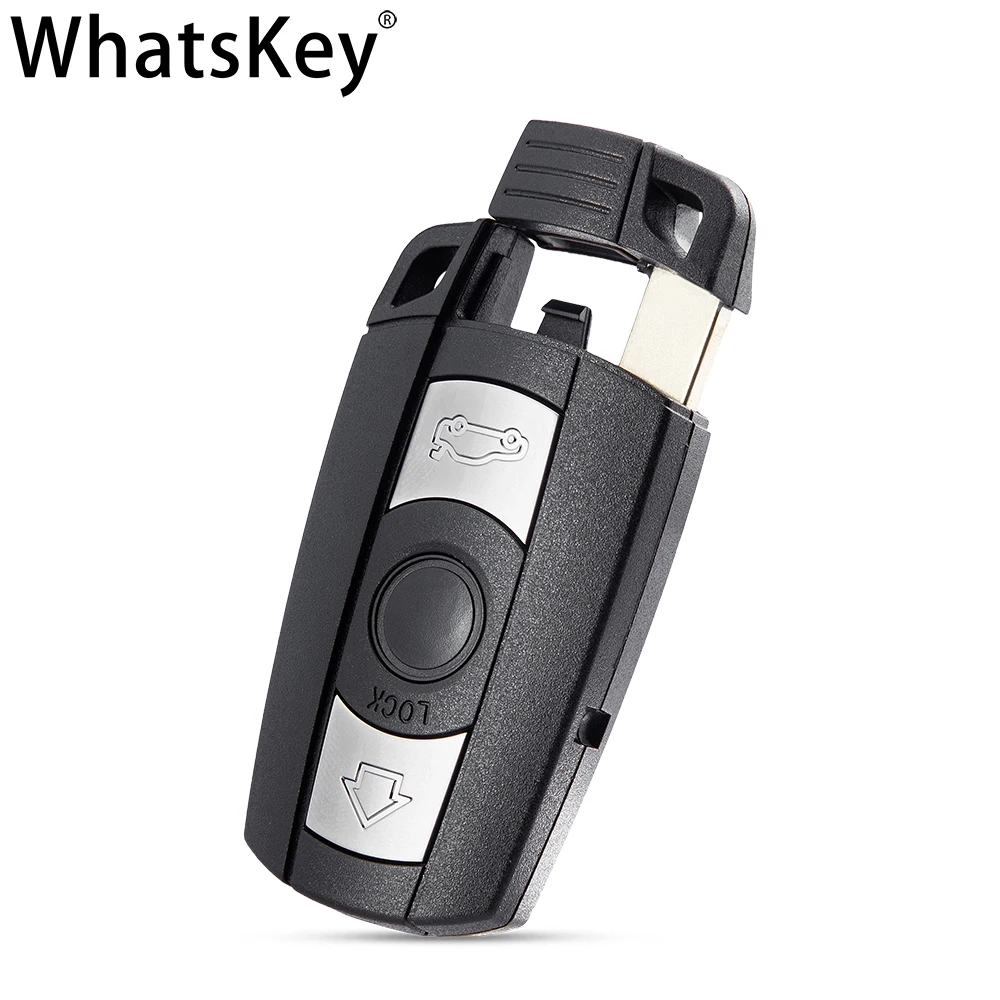 Умный чехол для ключа с тремя кнопками BMW 1 3 5 6 серии E60 E70 E71 E72 E82 E87 E88 E89 E90 E91 E92 X5