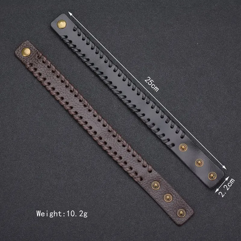 Новинка 2021 модные браслеты в Европе и коже плетеный браслет с буровой пряжкой