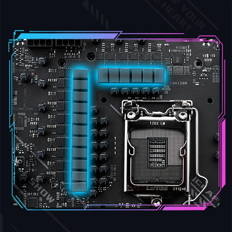 MAXSUN новый комплект материнской платы Intel iCraft Z590 для ПК двухканальный DDR4 3200 МГц RGB