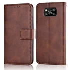 Чехол для POCO X3 NFC, тонкий кожаный флип-чехол для Xiaomi Poco X3 pro, чехол-кошелек, подставка для карт, Магнитный чехол-книжка, чехол X3pro