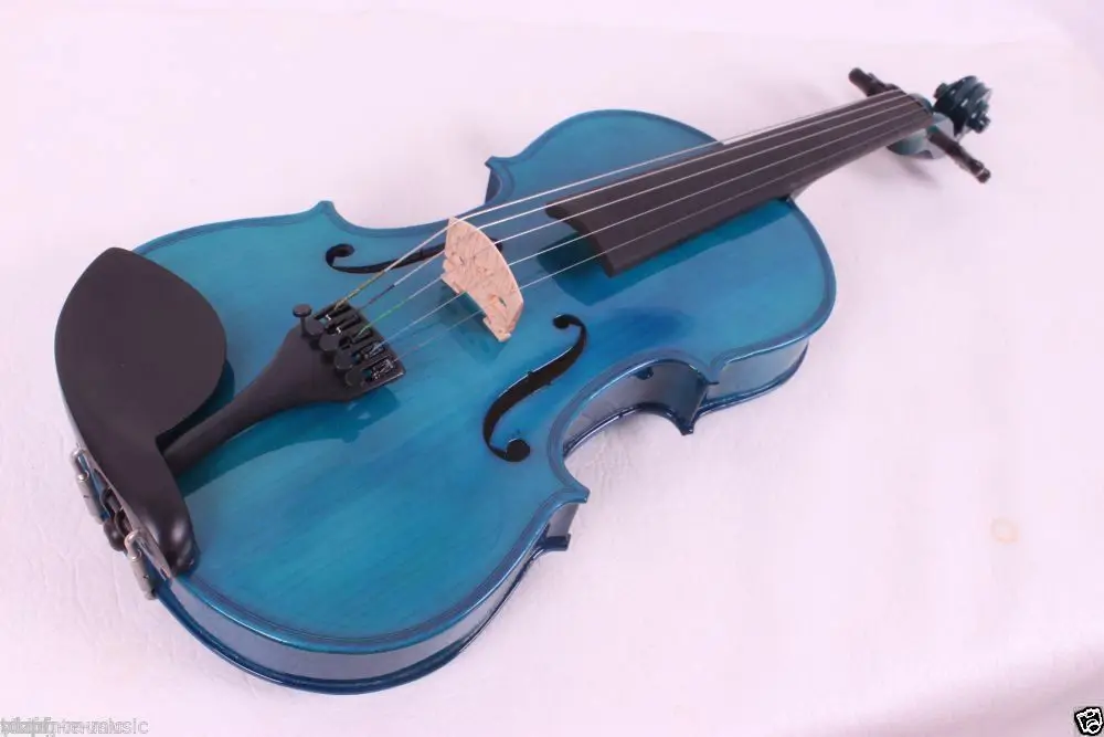 Новая 5 струнная электрическая акустическая скрипка 4/4 все части включают чехол