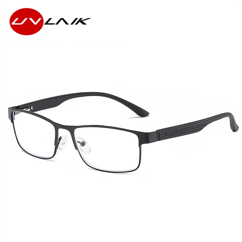 Очки для чтения UVLAIK мужские деловые аксессуары из сплава при дальнозоркости